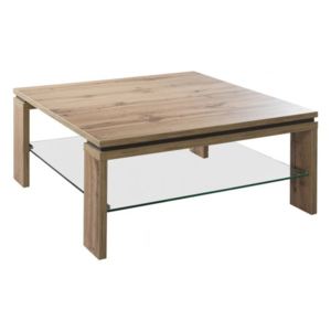 Konferenční stolek Lilly - čtvercový (dub wotan)