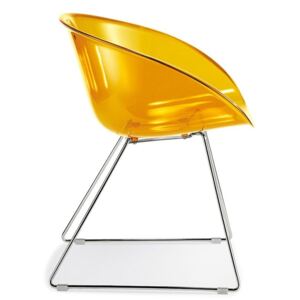 Itálie Moderní židle Gliss 921 Barva: Oranžová