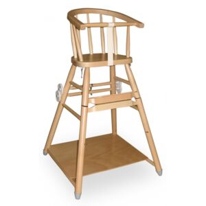 Dětská dřevěná jídelní židle Bernkop – rozkládací, masiv buk