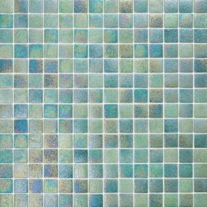 Hisbalit Obklad skleněná zelená Mozaika ICARIA 2,5x2,5 (33,3x33,3) cm - 25ICARLH