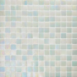 Hisbalit Obklad skleněná bílá Mozaika BRAC 2,5x2,5 (33,3x33,3) cm - 25BRACLH