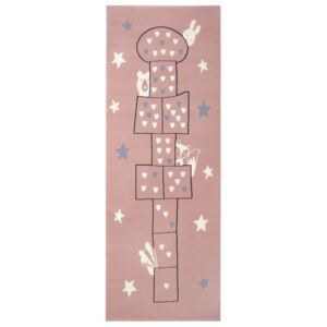 Hanse Home Collection koberce Dětský koberec Adventures Rose - 100x250 cm