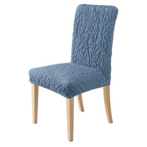 Blancheporte Extra pružný potah s reliéfní strukturou na židli nebeská modrá jednotlivě