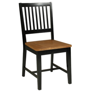 Jídelní židle dřevěná Bridget (SET 2 ks), černá