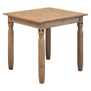 Jídelní stůl 78x78 CORONA 2 vosk 16117, 78 x 78 cm, medová , borovice