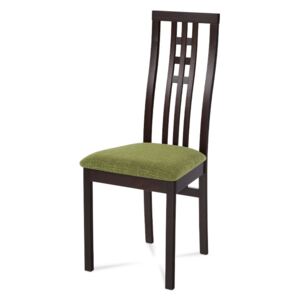 Jídelní židle BC-12481 BK, masiv buk, barva wenge, cena bez sedáku