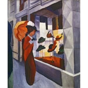 Obraz, Reprodukce - In front of the Hat Shop, 1914, August Macke