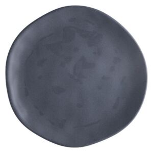 Tmavě šedý porcelánový talíř na pizzu Brandani Pizza, ⌀ 20 cm