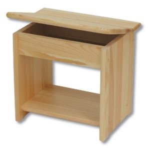 Drewmax GD150 - Dřevěný výklopný stolek (Kvalitní borovicový výklopný stolek z masivu)