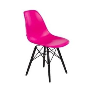 Židle DSW, růžová (Černá) S24252 CULTY +
