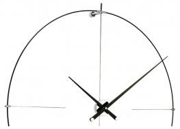 Designové nástěnné hodiny Nomon Bilbao BilbaoBB L černé 110cm