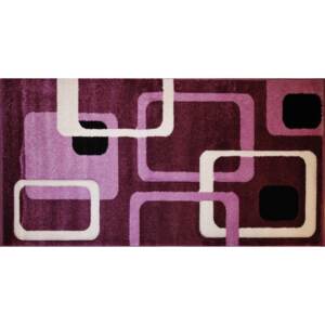 Malinový koberec Rumba 5280, 100x180 cm