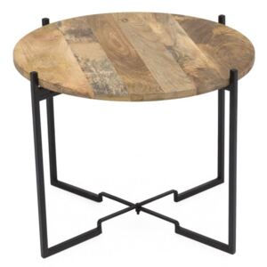 Konferenční stolek s železnou konstrukcí WOOX LIVING Fera, ⌀ 53 cm
