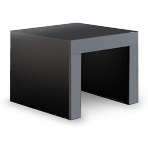 Konferenční stolek Tess - čtvercový (černá)