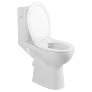 Sapho Etiuda - WC kombi pro tělesně postižené CLEAN ON, Rimless, zadní odpad, bílá K11-0221