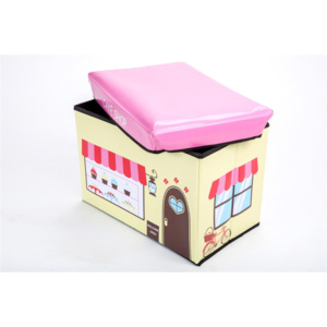 Vesna | Dětský úložný box Cake shop 49x31x31 cm