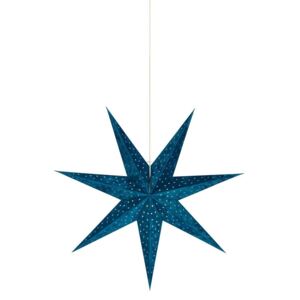 Markslöjd 705487 - Vánoční dekorace VELOURS 1xE14/6W/230V 75 cm modrá ML0850