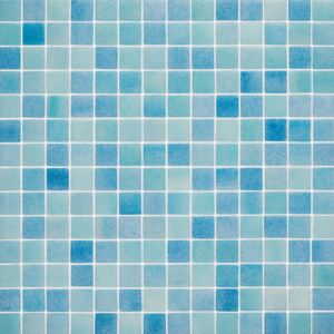 Hisbalit Obklad skleněná modrá Mozaika MIX GERRA 2,5x2,5 (33,3x33,3) cm - 25GERRLH