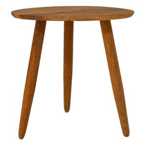 Konferenční stolek z masivního dubového dřeva Canett Uno, ø 40 cm