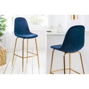 Moderní barová židle - Scandinavia, tmavě modrá