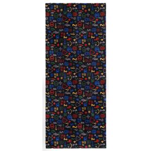 ELLE Decor koberce Protiskluzový běhoun Viva 104044 Blue/Multicolor z kolekce Elle Rozměr: 67x170