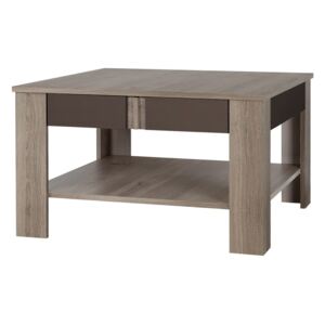 Konferenční stolek Gwendal T21, dub truflový/bronzový lesk
