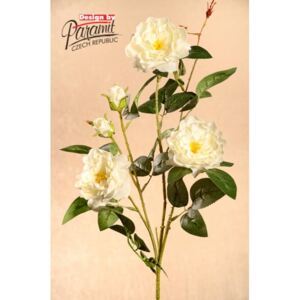 Paramit Umělá zahradní růže krémová 85 cm