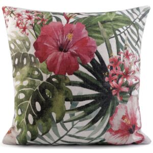 Pillow shop selection Povlak polštáře s tropickými květy 44x44 cm