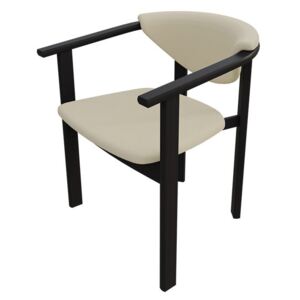 Židle JK27, Barva dřeva: wenge, Potah: ekokůže Soft 018