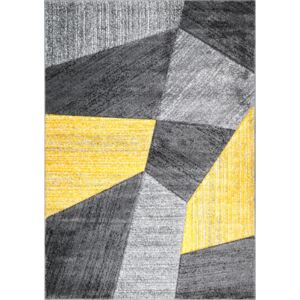 Moderní kusový koberec Warner AG004 | žlutý Typ: 80x150 cm