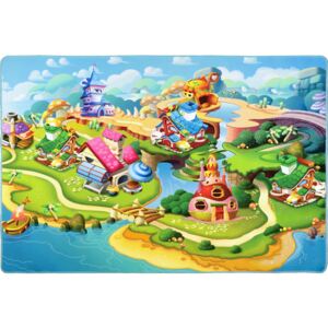 Dětský kusový koberec Fairytale 7588-24 | kouzelné městíčko Typ: 80x150 cm