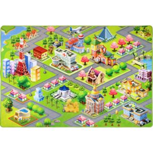 Dětský kusový koberec Fairytale 7585-24 | město Typ: 80x150 cm