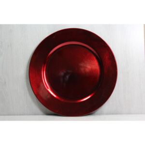 Plastová tácek - červený (p. 33 cm) velikost