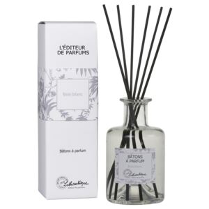 Lothantique Vonný difuzér s černými dřívky 200 ml White wood - L`editeur de parfums