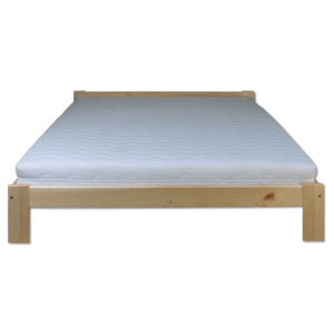 Dřevěná klasická manželská postel o šířce 140 cm typ KL107 KN095