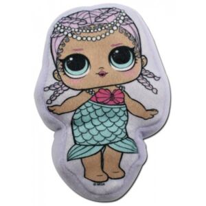 United Essentials • Plyšový polštářek panenka L.O.L. Surprise - panenka Splash Queen - výška 15 cm
