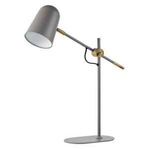 Bolia Stolní lampa Bureau, matt grey/brass