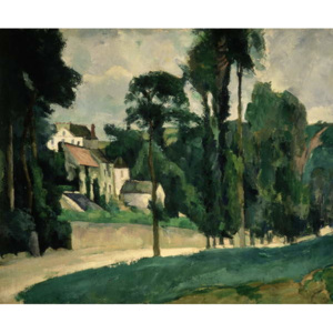 Obraz, Reprodukce - The Road at Pontoise, 1875, Paul Cezanne