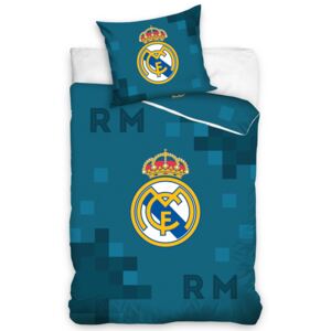 TIP TRADE 3 Bavlněné povlečení Real Madrid Dados Blue 140x200/70x80