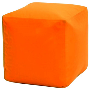 Idea Sedací taburet CUBE oranžový V22