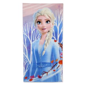 Setino Dětská osuška \"Ledové království Elsa\" - modrá - 70 x 140 cm