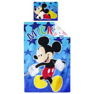 Setino Dětské povlečení "Mickey Mouse" - 90x140, 55x40 modrá