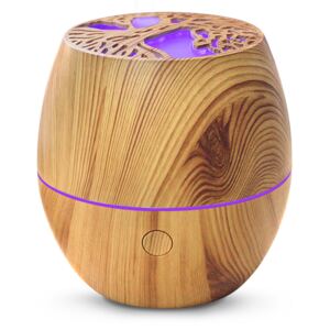 GoldSun Aroma Difúzer na USB \"Joy/Tree 120ml\" osvěžovač a zvlhčovač vzduchu - Světlé dřevo