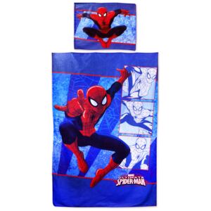 Setino Dětské povlečení \"Spider-man\" - 140x200, 70x90 modrá