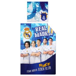 Setino Dětské povlečení \"FC Real Madrid\"- 140x200, 70x90 modrá