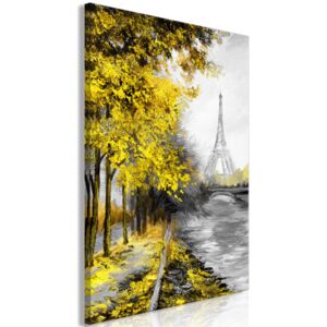 Obraz - Paris Channel - jednodílný svislý Yellow 40x60