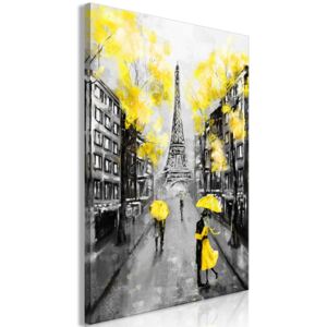 Obraz - Paris Rendez-Vous - jednodílný svislý Yellow 60x90
