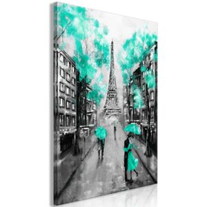 Obraz - Paris Rendez-Vous - jednodílný svislý Green 60x90