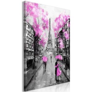 Obraz - Paris Rendez-Vous - jednodílný svislý Pink 40x60
