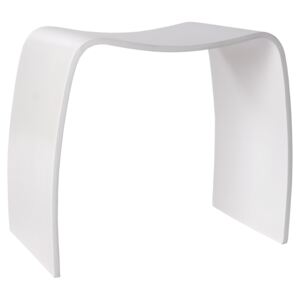 MARIVO LINE Bílá dřevěná stolička Miri
